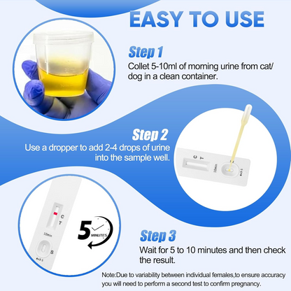 Dog & Cat Pregnancy Urine Test Kit