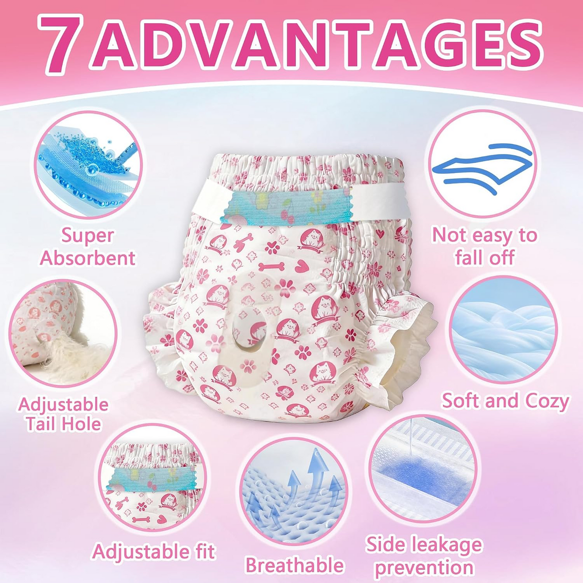 Disposable Female Dog Diapers