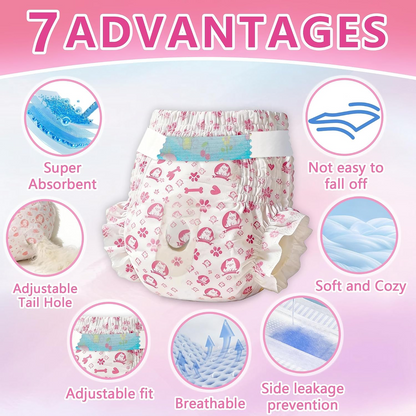 Disposable Female Dog Diapers